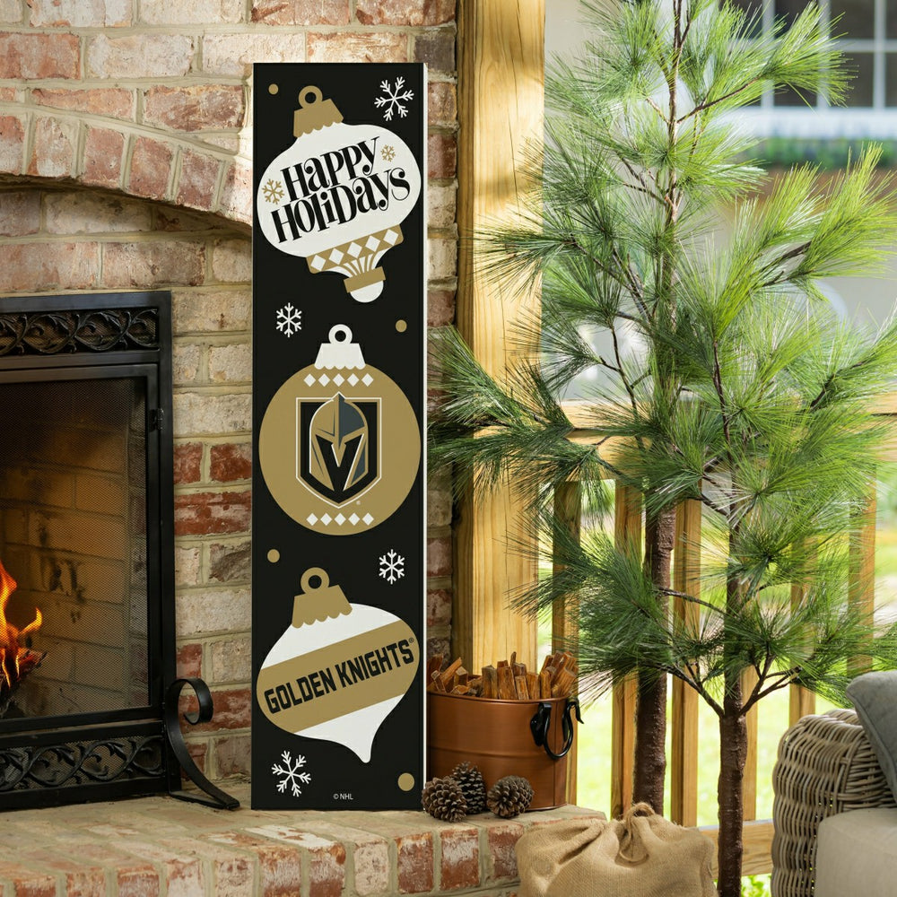 47" Double Sided Leaner, Vegas Golden Knights, Christmas, NHL, Home