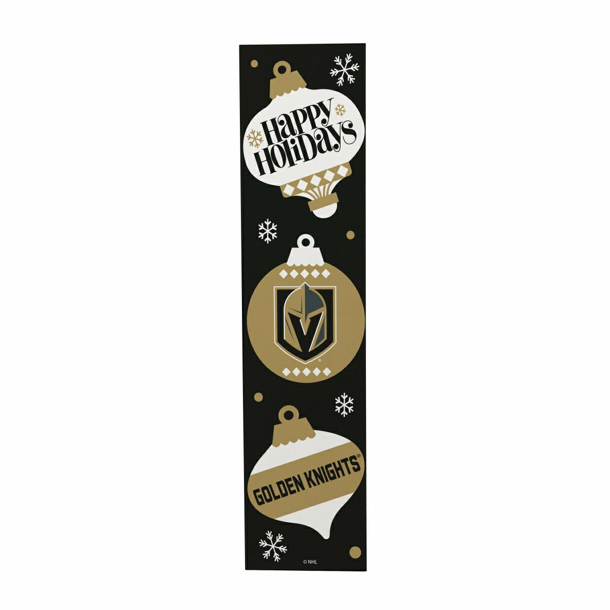 47" Double Sided Leaner, Vegas Golden Knights, Christmas, NHL, Home