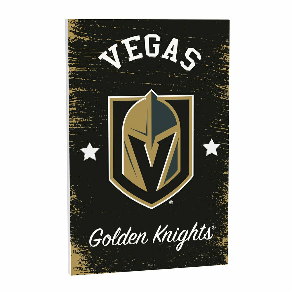 Vegas Golden Knights Wood Wall Sign, 16x24, NHL, Home