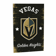 Vegas Golden Knights Wood Wall Sign, 16x24, NHL, Home