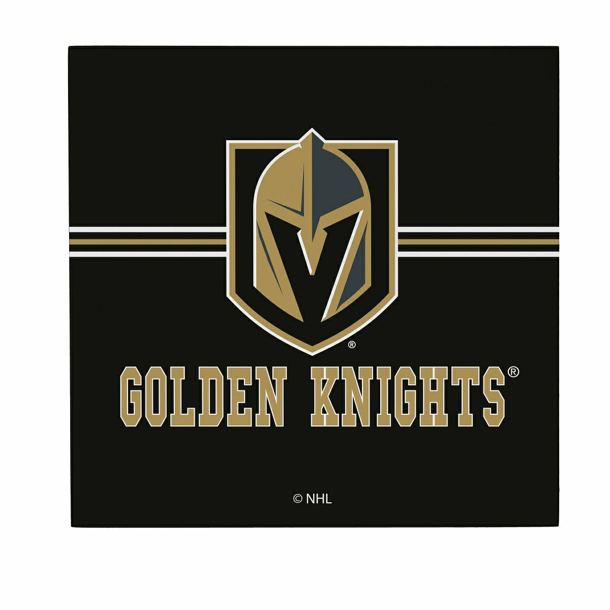Vegas Golden Knights Wood Wall Sign, 12x12, NHL, Home