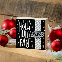 Los Angeles Kings Block, Holiday, 6x6, NHL, Home