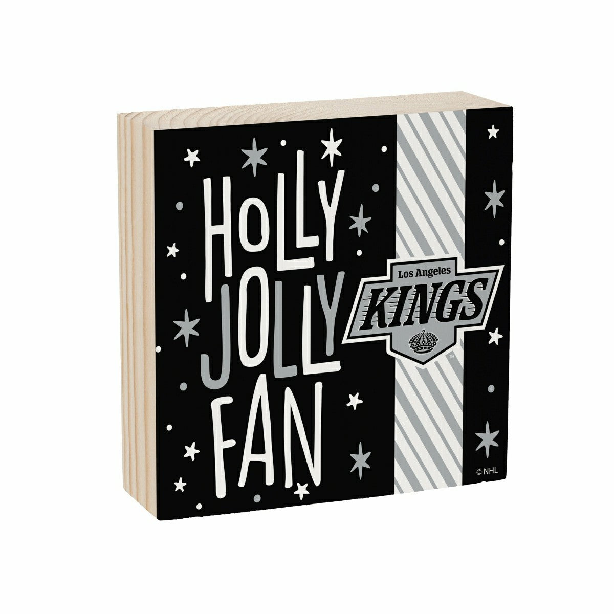 Los Angeles Kings Block, Holiday, 6x6, NHL, Home