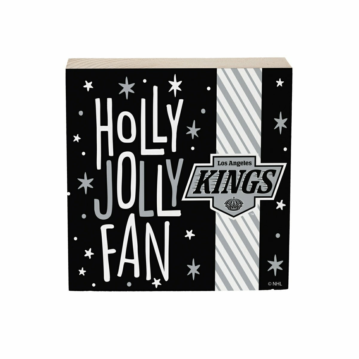Los Angeles Kings Block, Holiday, 6x6, NHL, Home
