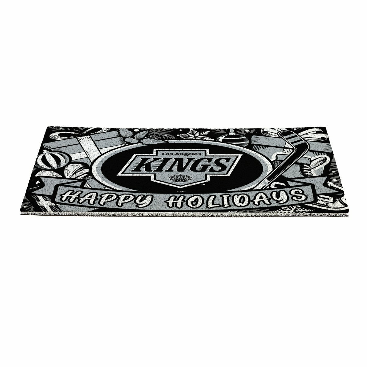 Los Angeles Kings Holiday PVC Mat, 28"x16", NHL