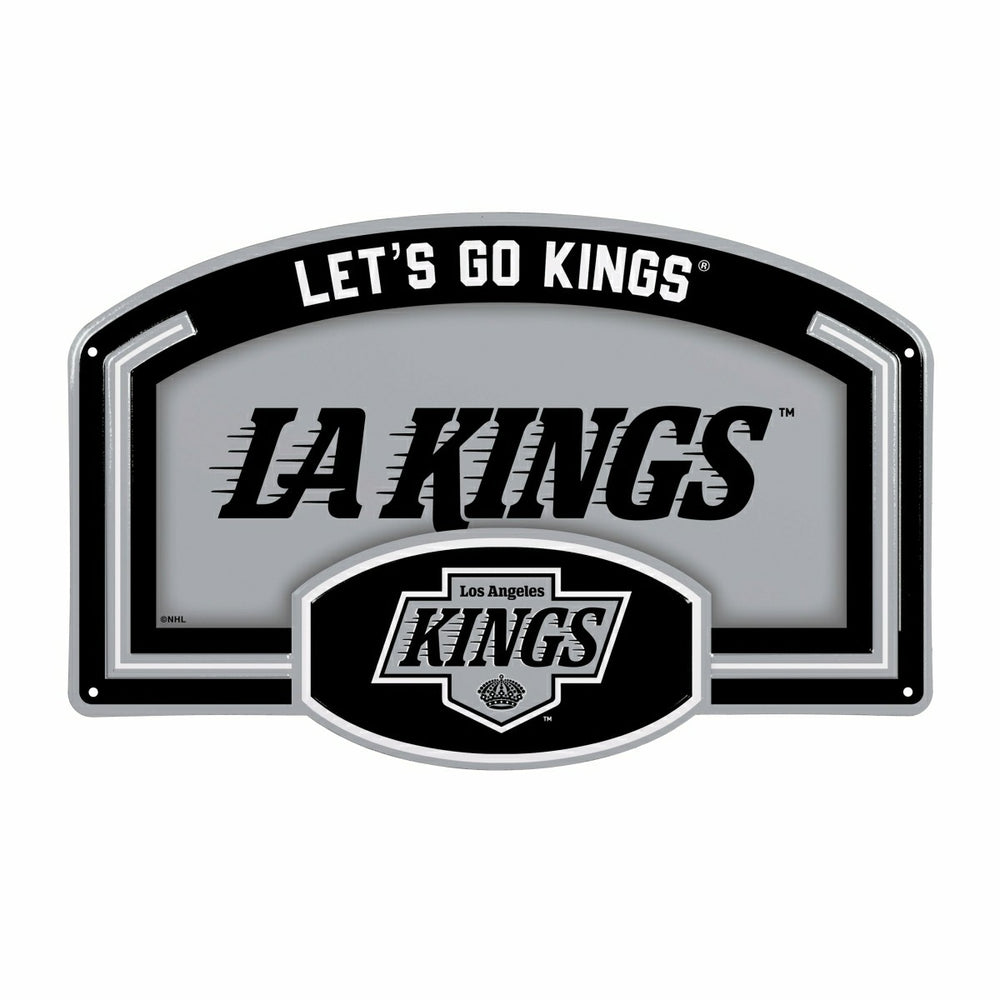 Los Angeles Kings USA Embossed Steel Wall Sign, 11" x 17", NHL, Home