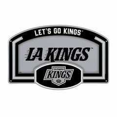 Los Angeles Kings USA Embossed Steel Wall Sign, 11" x 17", NHL, Home