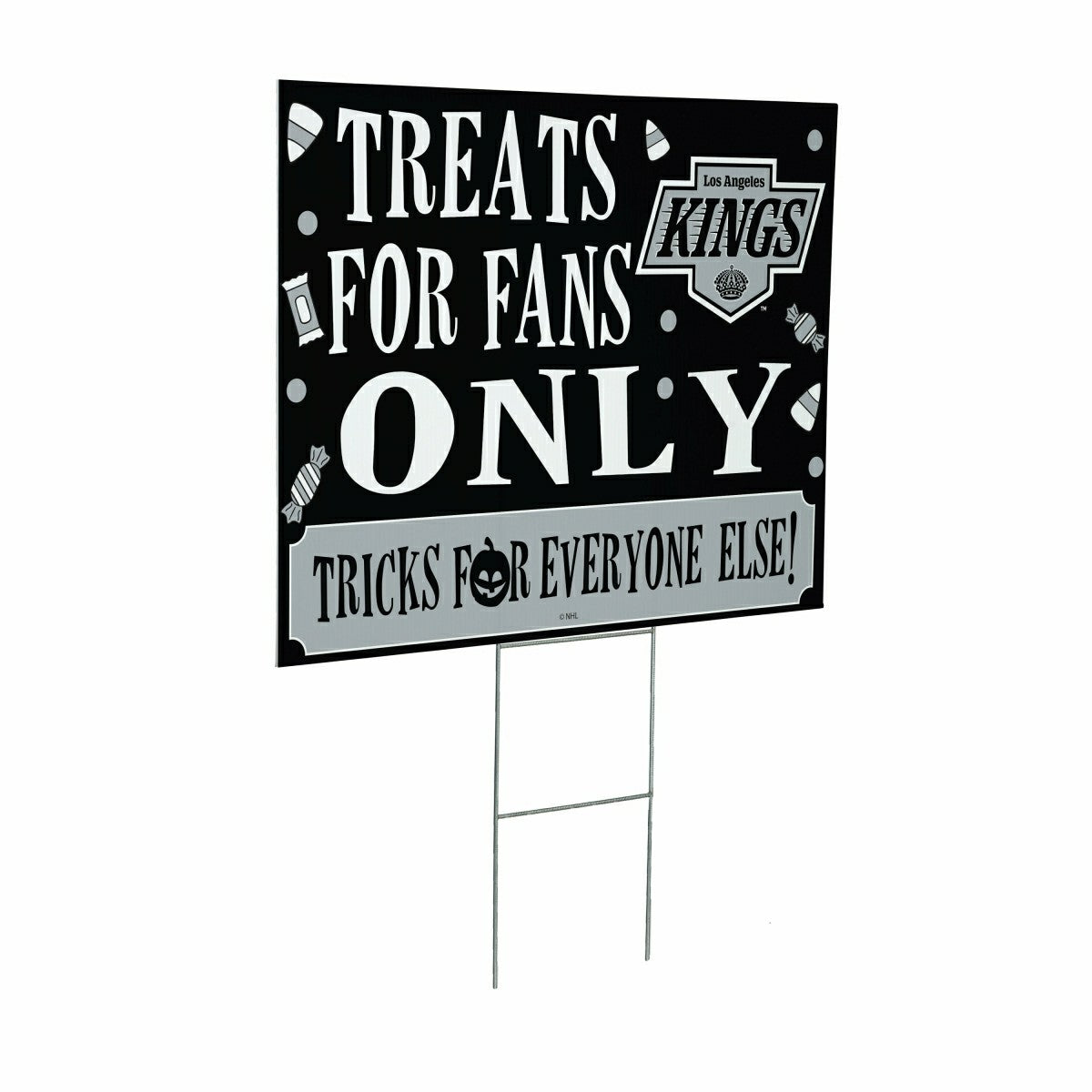 Los Angeles Kings Yard Sign, Halloween Treats for Fans, NHL, Home