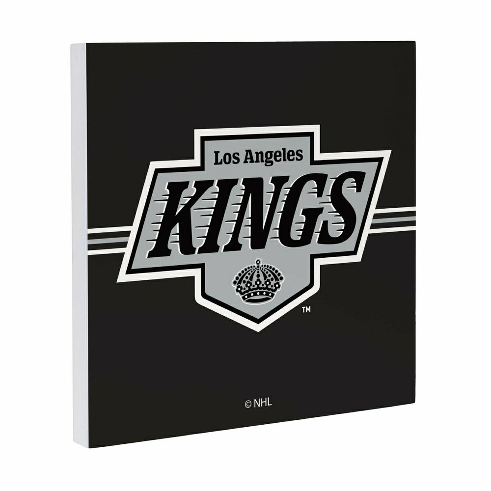 Los Angeles Kings Wood Wall Sign, 12x12, NHL, Home