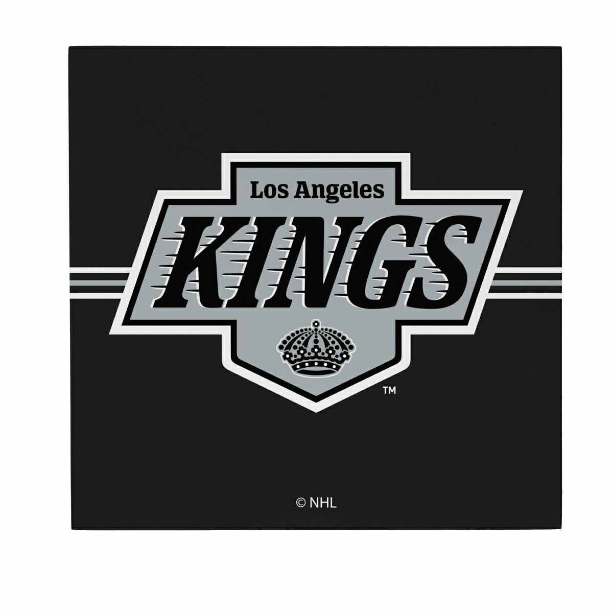 Los Angeles Kings Wood Wall Sign, 12x12, NHL, Home