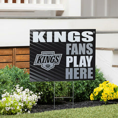 Los Angeles Kings Coroplast Yard Sign "Fans Play Here", NHL, Home