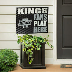 Los Angeles Kings Coroplast Yard Sign "Fans Play Here", NHL, Home