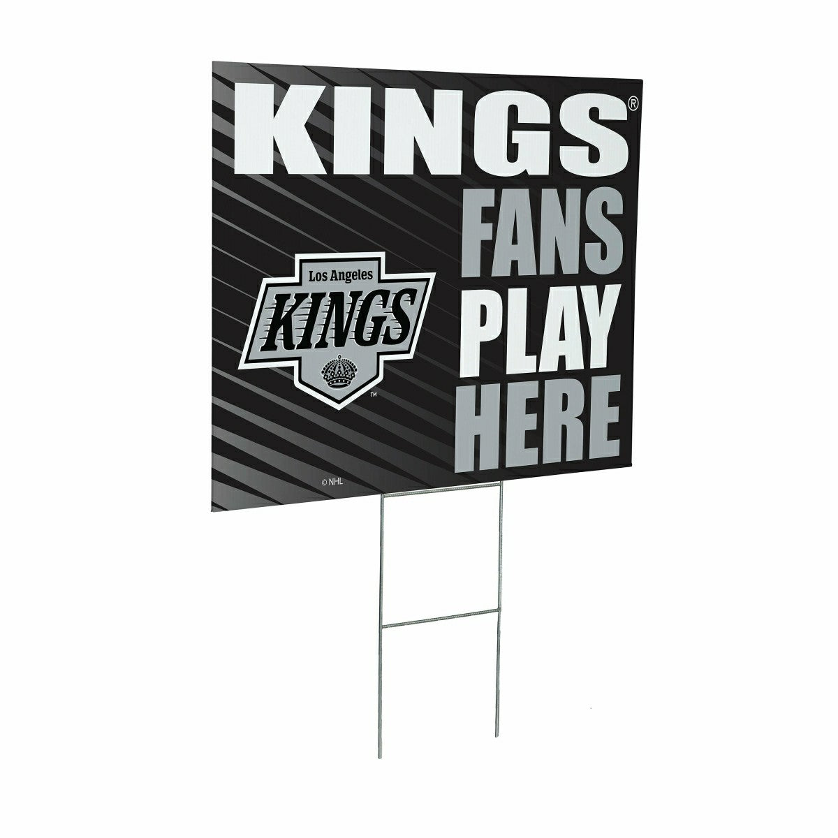 Los Angeles Kings Coroplast Yard Sign "Fans Play Here", NHL, Home