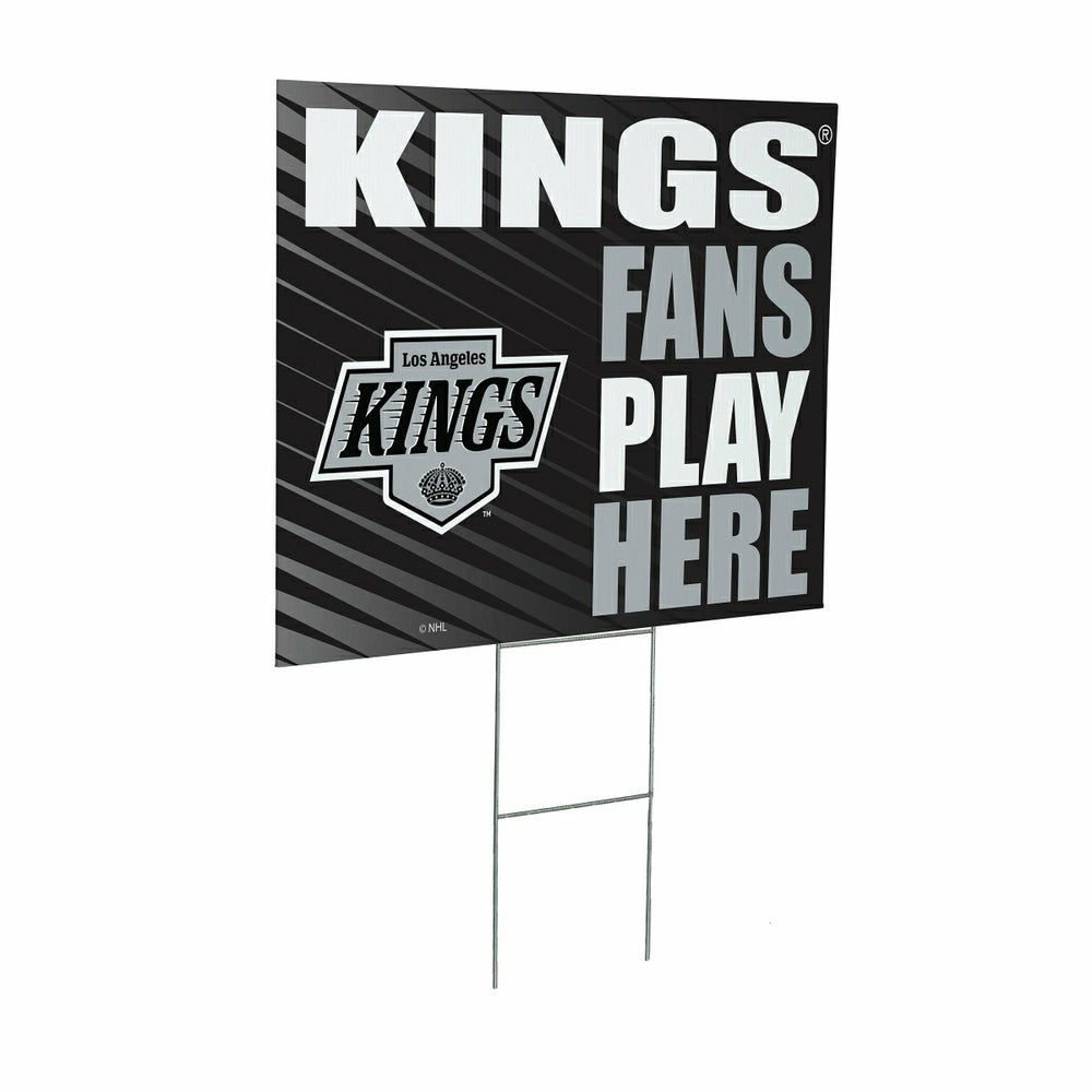 Los Angeles Kings Coroplast Yard Sign "Fans Play Here", NHL, Home
