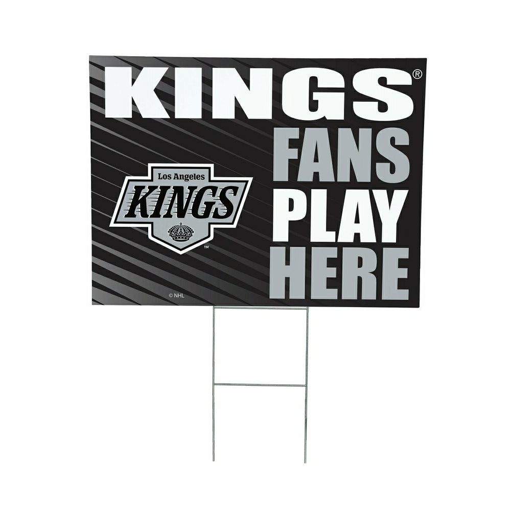 Los Angeles Kings Coroplast Yard Sign "Fans Play Here", NHL, Home