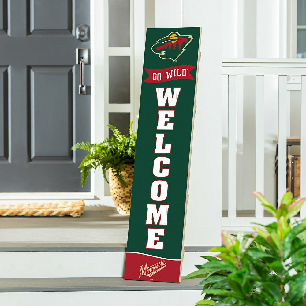 Minnesota Wild Large Single Sided Leaner, 46", NHL, Home