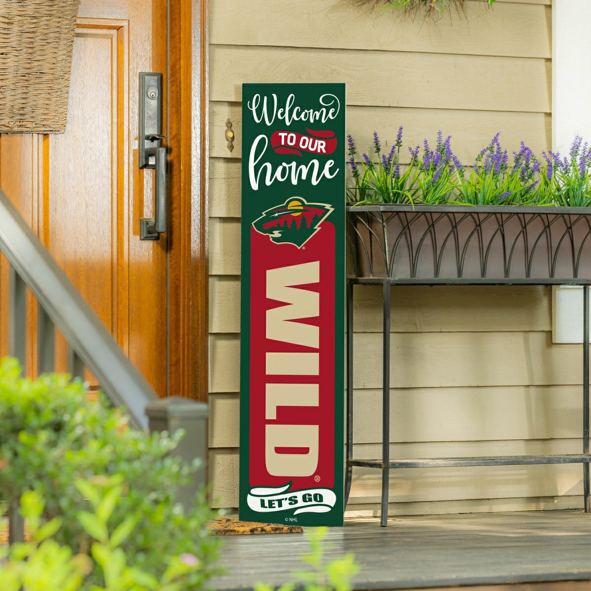 Minnesota Wild 47" Double Sided Leaner, Halloween, NHL, Home