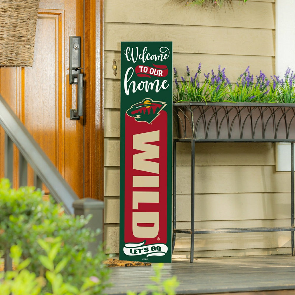 Minnesota Wild 47" Double Sided Leaner, Halloween, NHL, Home