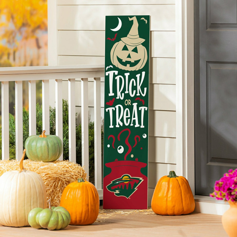 Minnesota Wild 47" Double Sided Leaner, Halloween, NHL, Home
