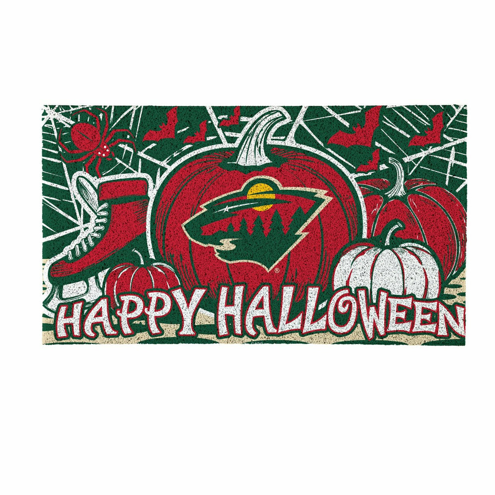 Minnesota Wild Halloween PVC Mat, 28"x16", NHL