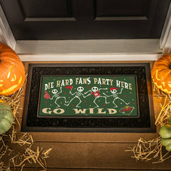Minnesota Wild Flocked Coir Halloween Sassafras Switch Mat, 22"x10", NHL