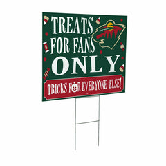 Minnesota Wild Yard Sign, Halloween Treats for Fans, NHL, Home