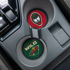 Minnesota Wild Car Coaster Set, 2pc, NHL, Home