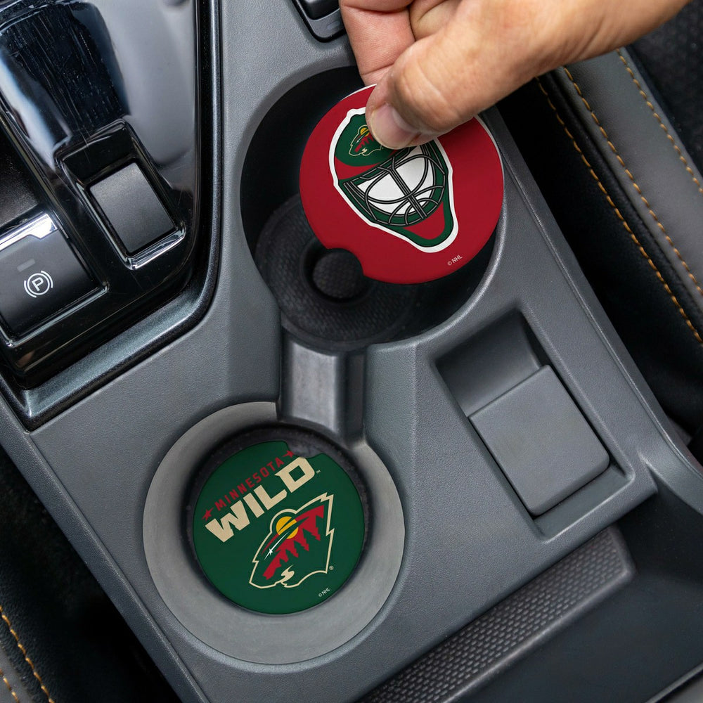 Minnesota Wild Car Coaster Set, 2pc, NHL, Home