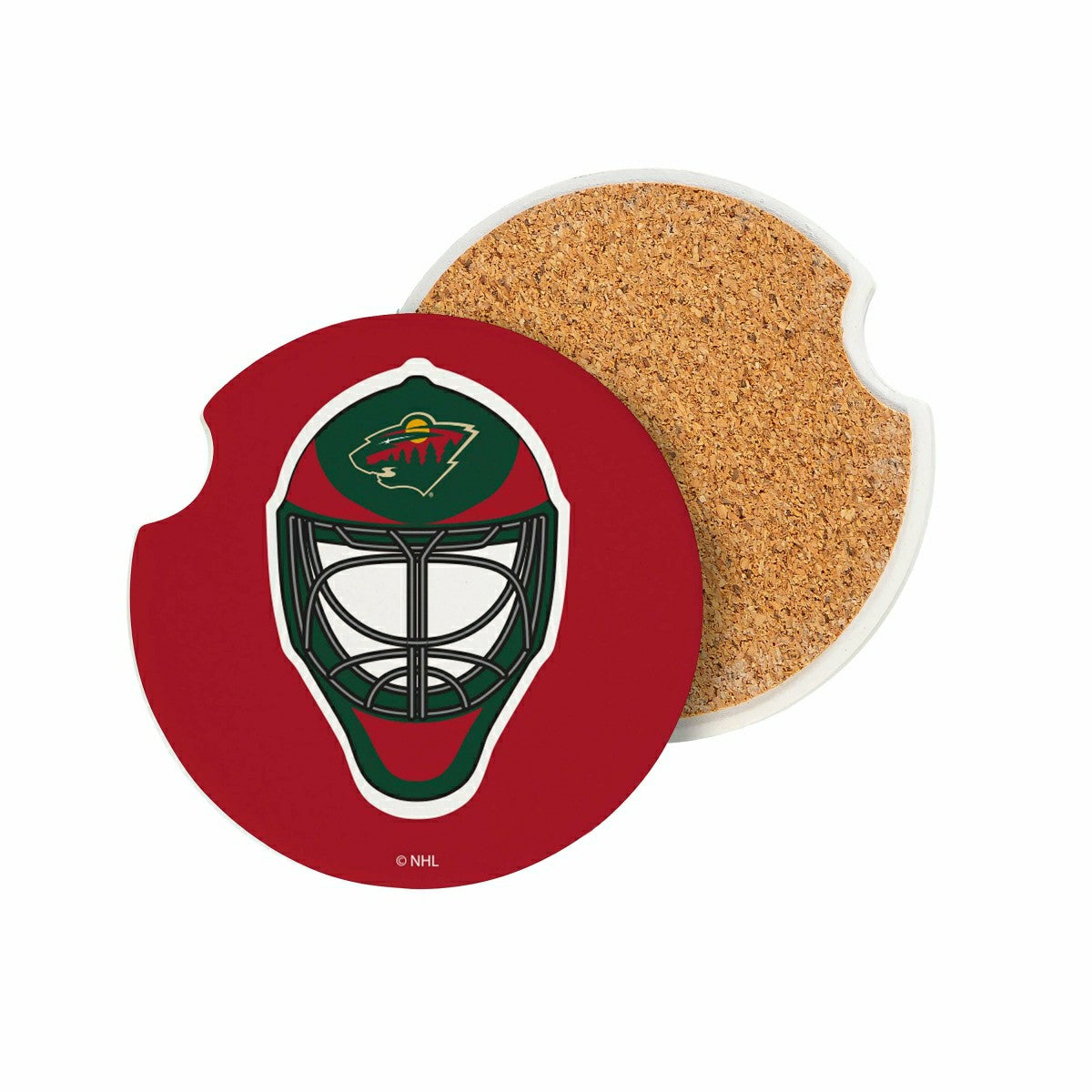 Minnesota Wild Car Coaster Set, 2pc, NHL, Home