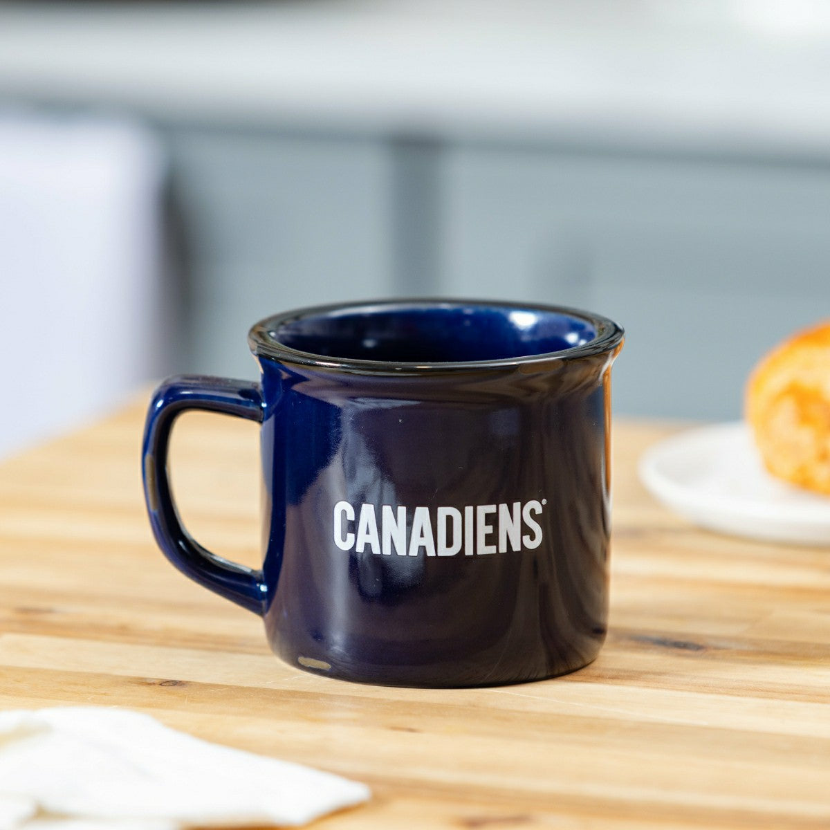 Montreal Canadiens Ceramic Camp Cup with Enamel Finish, 14oz, NHL, Home
