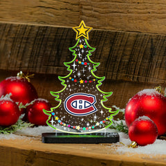 Montreal Canadiens Hockey Holiday Tree Desklite LED Decor, NHL, Home