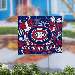 Montreal Canadiens Yard Sign, Holiday, NHL, Home