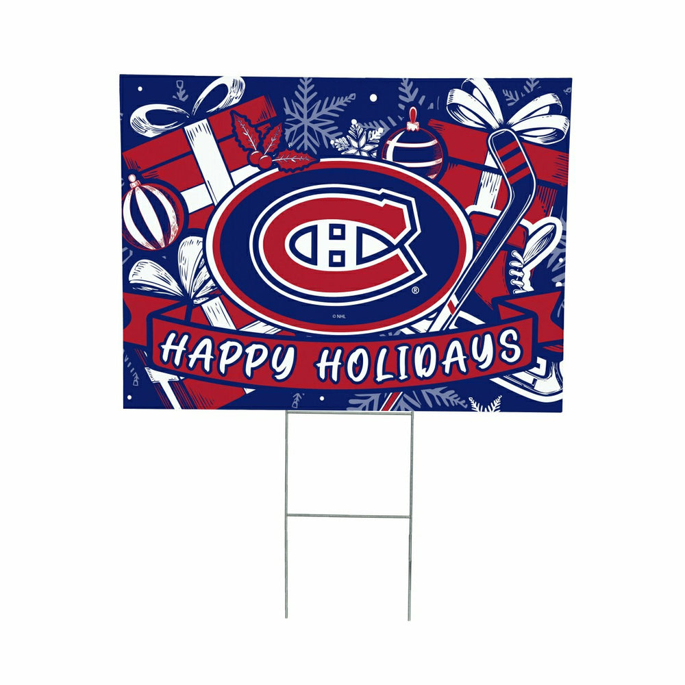 Montreal Canadiens Yard Sign, Holiday, NHL, Home