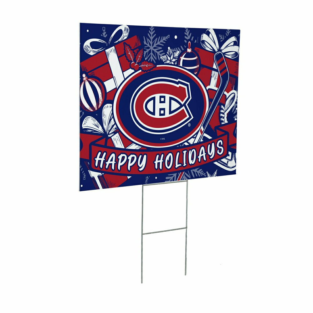 Montreal Canadiens Yard Sign, Holiday, NHL, Home