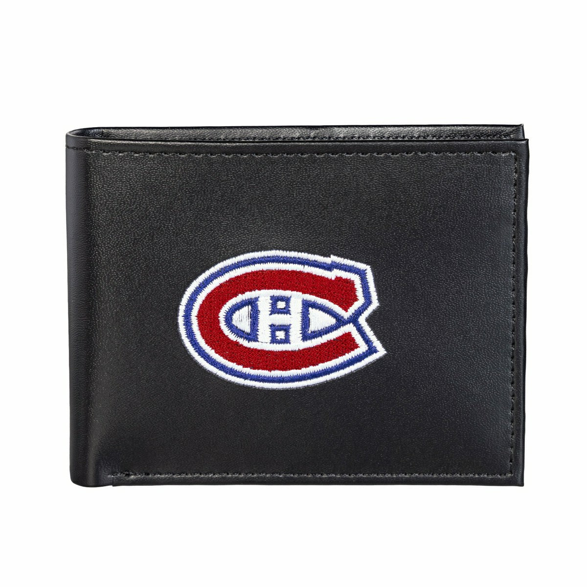 Montreal Canadiens Black Bi-Fold Embroidered Wallet w/ RFID Blocking, NHL, Home