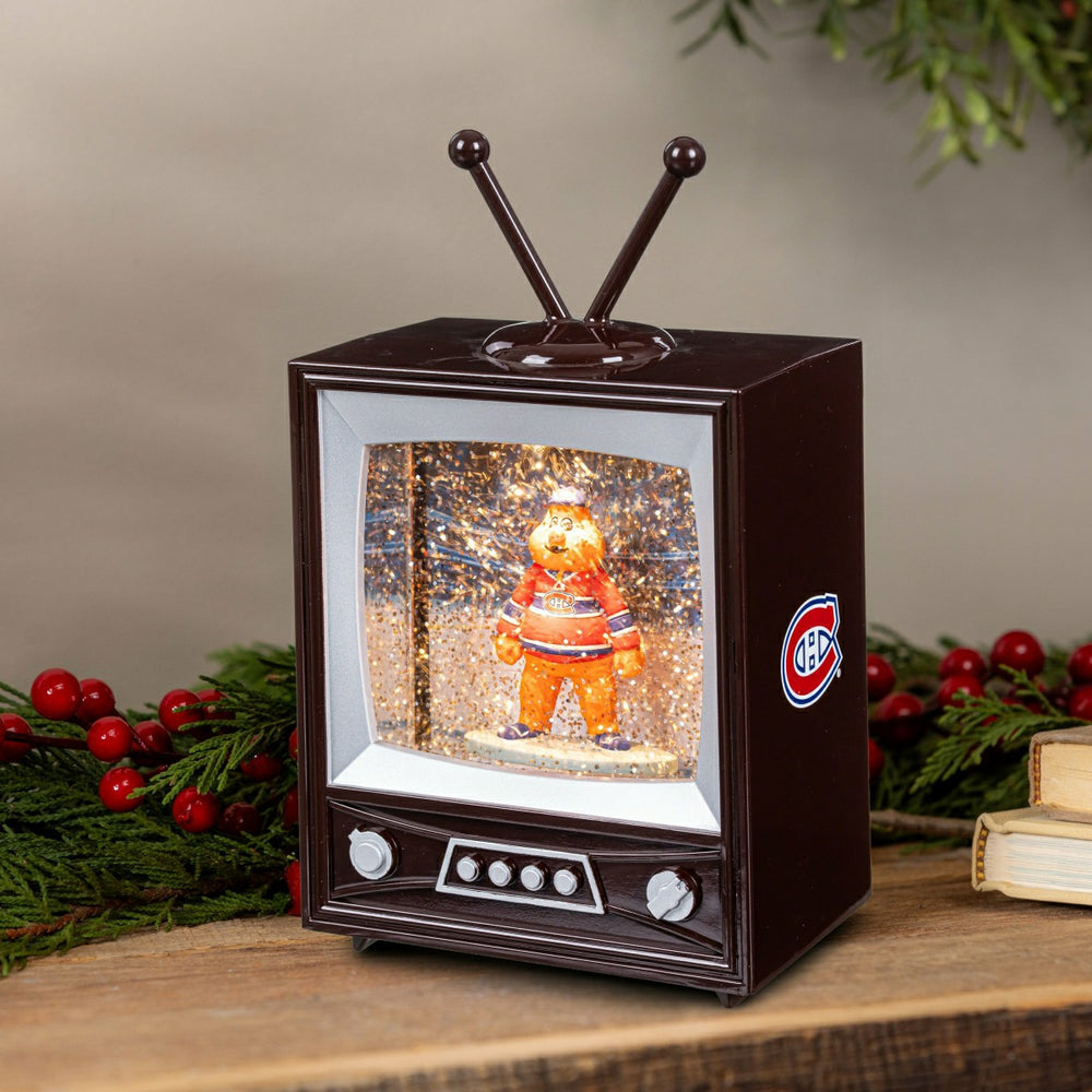 Montreal Canadiens Vintage TV Water Lantern, NHL, Home