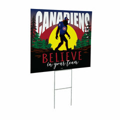 Montreal Canadiens Yard Sign, Bigfoot, NHL, Home
