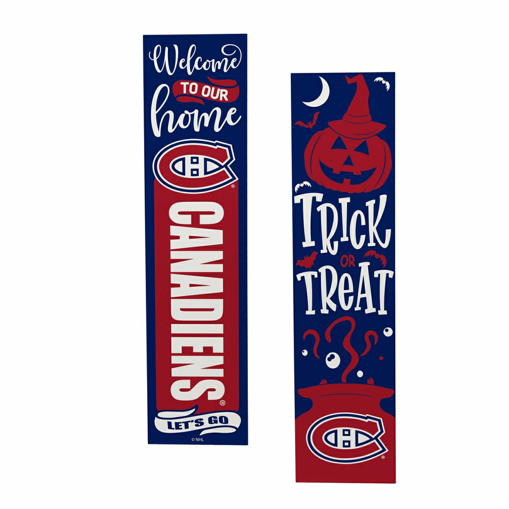 Montreal Canadiens 47" Double Sided Leaner, Halloween, NHL, Home