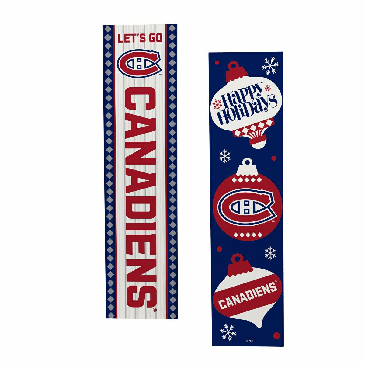 Montreal Canadiens 47" Double Sided Leaner, Christmas, NHL, Home