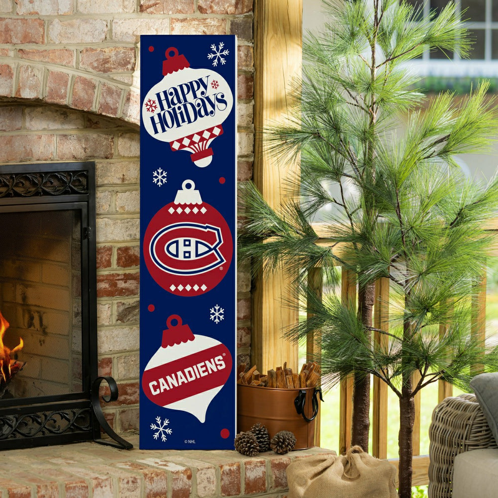 Montreal Canadiens 47" Double Sided Leaner, Christmas, NHL, Home
