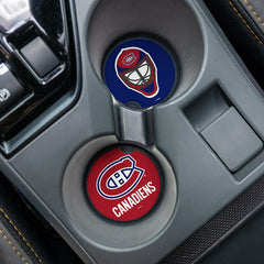 Montreal Canadiens Car Coaster Set, 2pc, NHL, Home