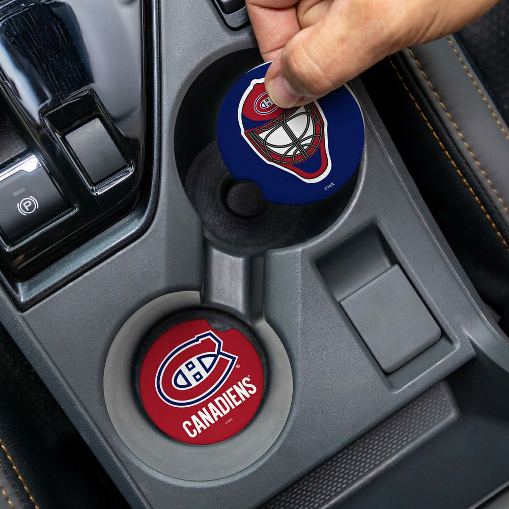 Montreal Canadiens Car Coaster Set, 2pc, NHL, Home
