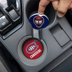 Montreal Canadiens Car Coaster Set, 2pc, NHL, Home