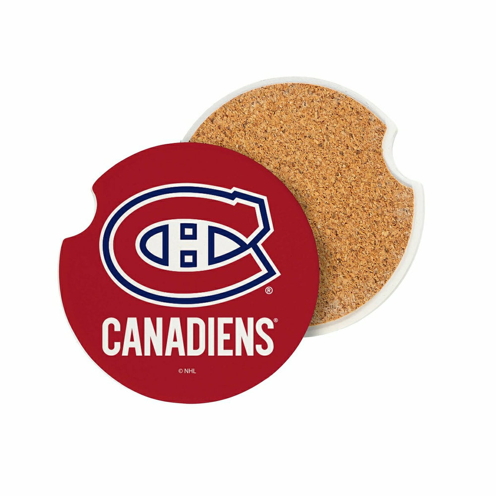 Montreal Canadiens Car Coaster Set, 2pc, NHL, Home