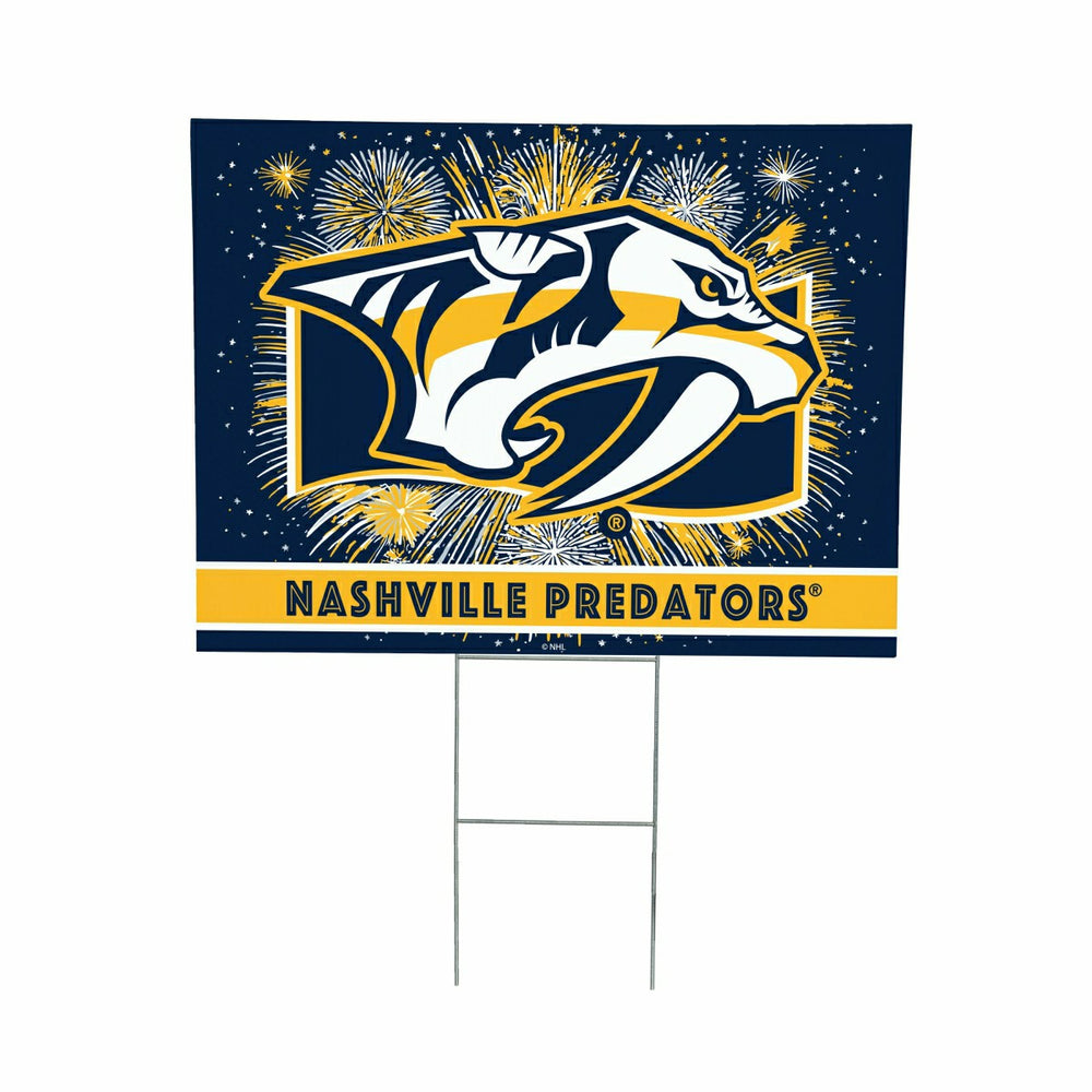 Nashville Predators Yard Sign, Patriotic, NHL, Home