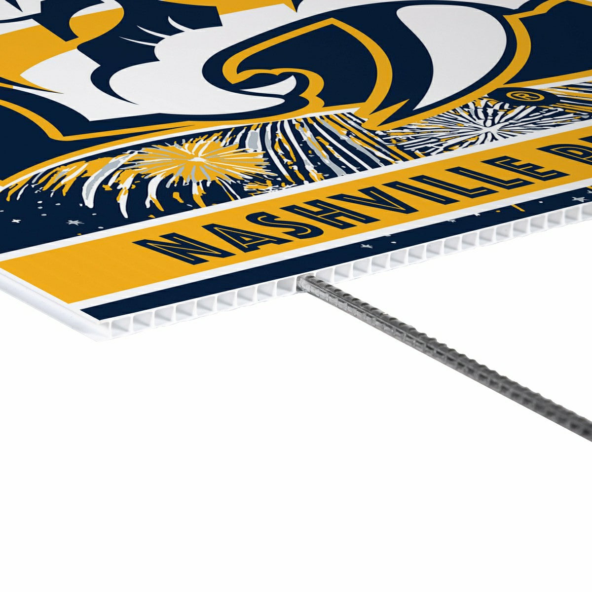Nashville Predators Yard Sign, Patriotic, NHL, Home
