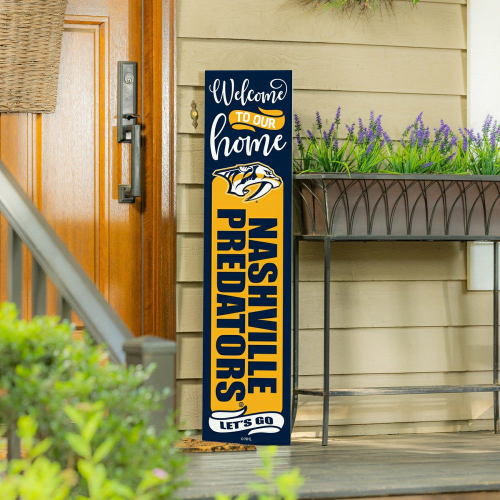 Nashville Predators 47" Double Sided Leaner, Halloween, NHL, Home