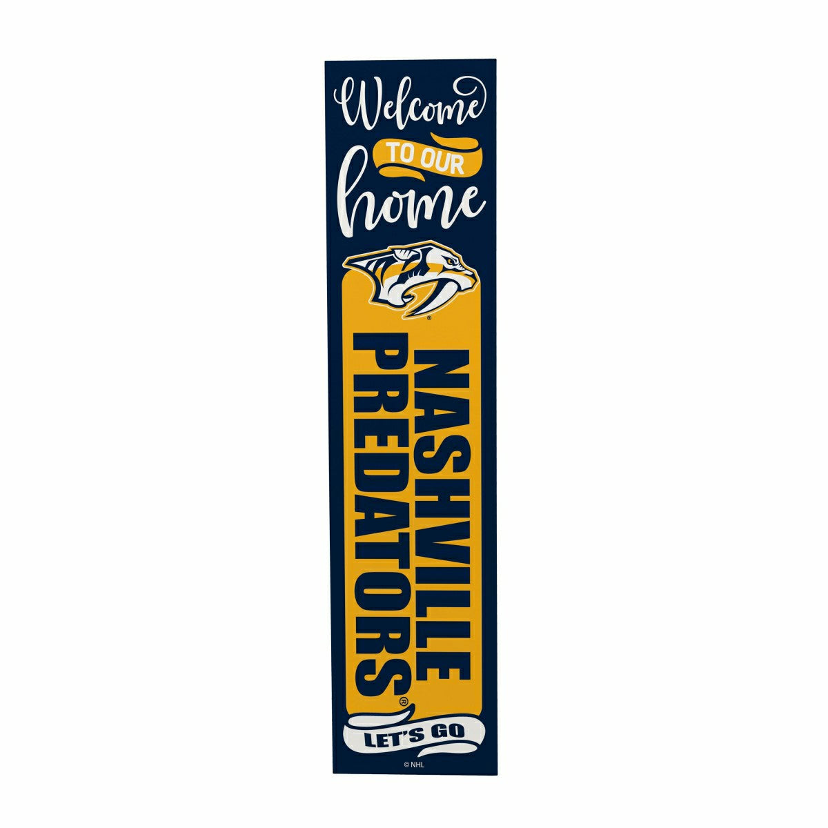 Nashville Predators 47" Double Sided Leaner, Halloween, NHL, Home