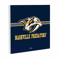 Nashville Predators Wood Wall Sign, 12x12, NHL, Home