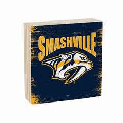 Nashville Predators Plock, Down Home Fans, 6x6, NHL, Home